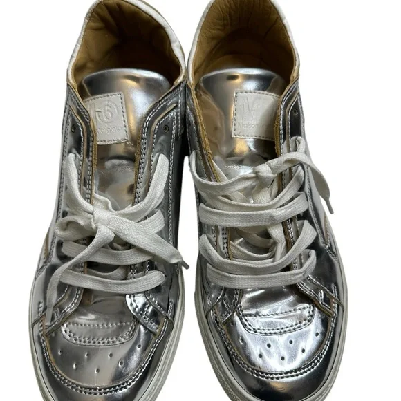 MM6 Maison Margiela Silver Sneakers - Picture 14 of 16